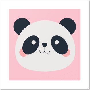 Cute Kawaii Panda Posters and Art